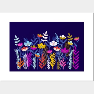 Bright and beautiful tropical flowers and plants Posters and Art